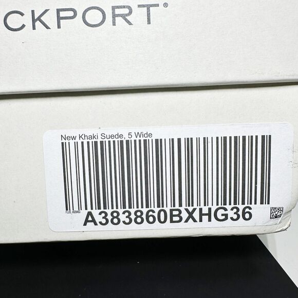 Rockport Trutech Suede Loafer's Slip On Khaki Women's 5W Wide NWB - Picture 7 of 7